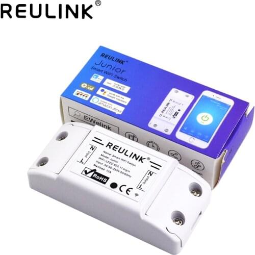 10pcs Wireless Wifi Switch Switch Remote Control Automation Module DIY Timer Controller Work with Google Home 10A AC 90-250V