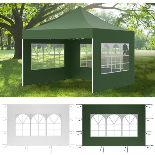 Portable Outdoor Tent Oxford Cloth Wall Rainproof Waterproof Tent Gazebo Garden Shade Shelter Side Wall Without Canopy Top Frame
