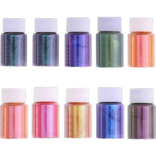 Pearlescent Powder Pigment Epoxy Resin Mold Filling Dye Makeup Nail Art Decorations DIY Jewelry Crafts Making Accessory