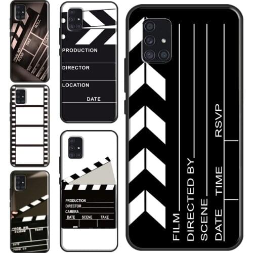 Film Movie Clapper Board Case For Samsung A32 A52 A12 A42 A72 A02 A10 A20 S A40 A50 A70 A11 A31 A51 A71 A21S A20e