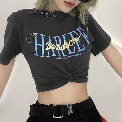 Casual Women Shirts for Summer Female Tops New Loose Hollow out Solid Color Short-Sleeved T-Shirt Cropped Tops Cotton Clothes