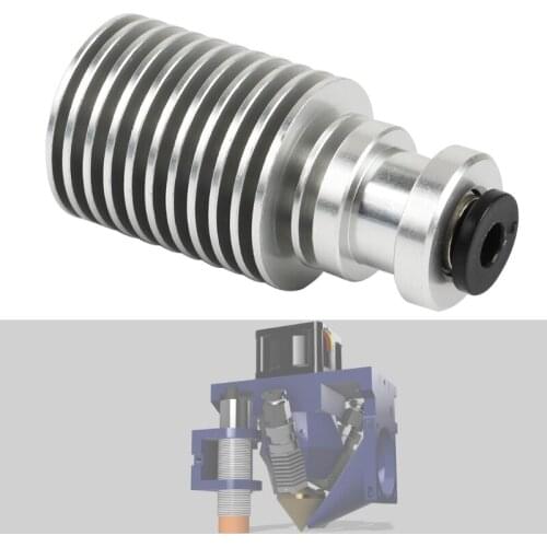 3D Printer Heatsink Extruder Radiator With Spring Clip 1.75mm Filament Hotend Compatible With PT100 Prusa I3 MK3