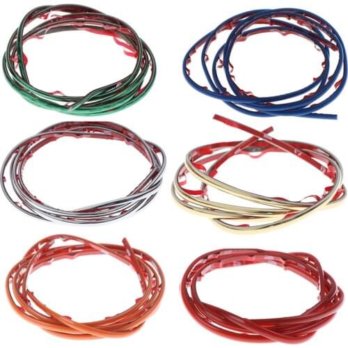 Styling Interior Exterior Decoration Door Strip Moulding Trim Dashboard Edge Universal Auto Chrome Ceyes Car Seal Accessories