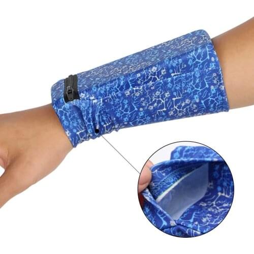 Running Bag Fitness Phone Wrist Pouch Wallet Basketball Sweatband Jogging Cycling Gym Arm Band Wristband Bag