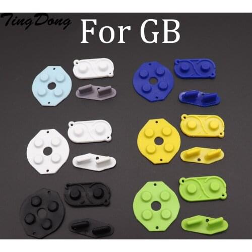 TingDong 50 sets for Gameboy Classic GB Conductive Rubber Pads Conductive adhesive replacement for GB start select button repair