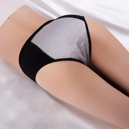 European Size Women Cotton Physiological Period Leak Proof Menstrual Panties Breathable Soft High Quality Female Solid Underwear