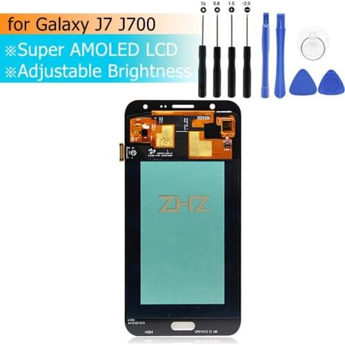 For Samsung Galaxy J7 J700 LCD Display + Touch Screen Digitizer Assembly for Samsung J700 2015 J700 J700F J700M LCD Display
