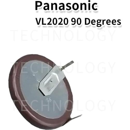 1pcs 100% Original VL2020 Car Key Fobs With Legs 90 degrees Rechargeable For PANASONIC Button Battery Free shipping