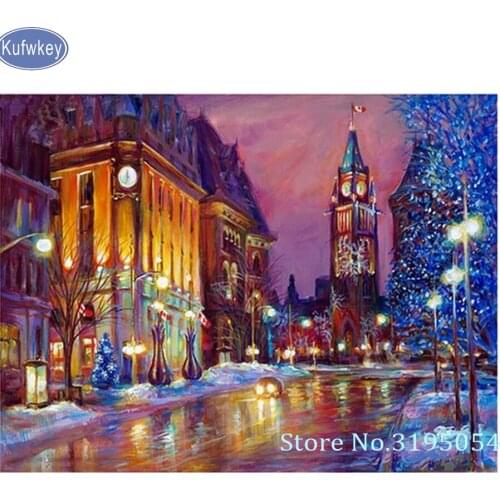City night 5D Diamond Painting Embroidery DIY Craft Cross Stitch Home Decoration Accessories Wall Art Sticker Room Painting