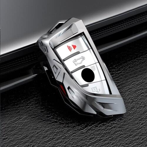 Zinc Alloy Car Key Case Cover Shell For BMW G30 G20 G32 G11 F20 Z4 F48 F39 F15 F16 X1 X3 X5 X6 X7 1/3/5/6/7 Series Accessories