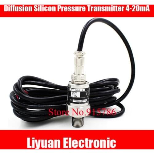 Diffusion Silicon Pressure Transmitter 4-20mA / 0-1Mpa water pressure sensor / G1 / 4 oil pressure sensor / pressure transmitter