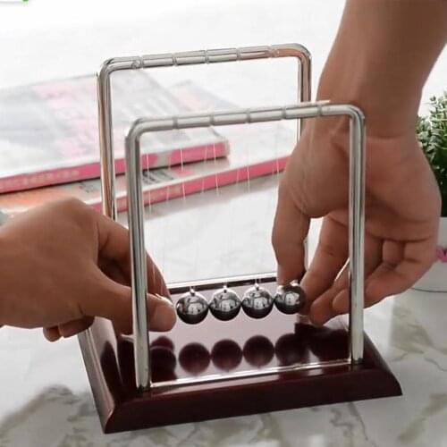 Newton Cradle Balance Steel Balls School Early Childhood Education Teaching Supplies Physics Science Pendulum Desk Toy Gifts