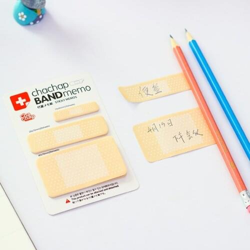 48 pcs/Lot Chachap band memos sticky marker Band-aid post stickers Stationery office planner tools School supplies EM432