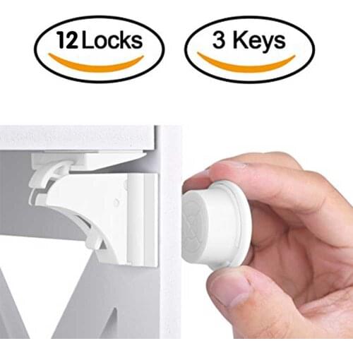 Magnetic Child Lock Children Protection Baby Safety Lock Kids Drawer Latch Cabinet Door Lock Limiter Children Security Locks