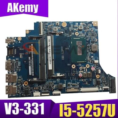 Akemy laptop Motherboard For ACER Aspire V3-331 i5-5257U Mainboard 13334-1 SR26K DDR3