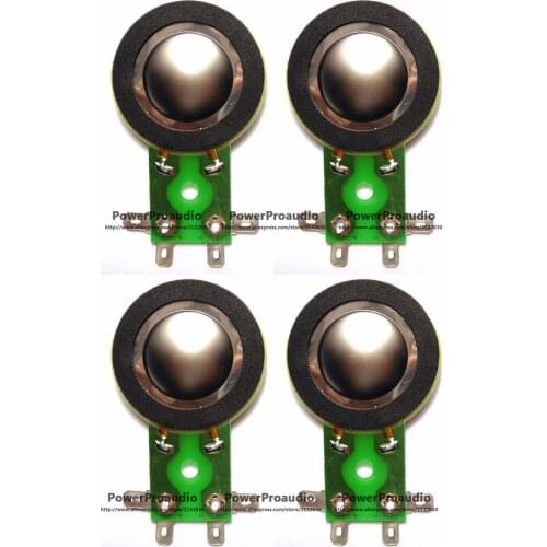 4pcs Diaphragm Horn Tweeter for TAPCO, MACKIE THUMP 6912, 6925 , 8 ohm - Titanium
