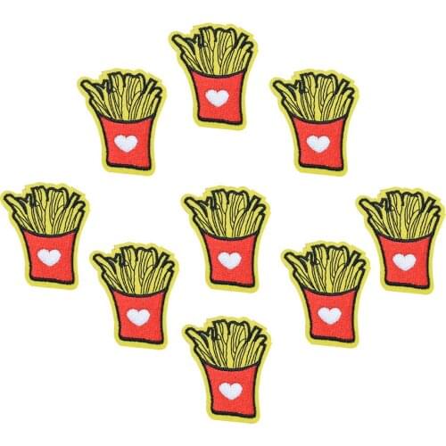 Love chips patches for clothing iron on patches for clothes badges clothes iron-on parches applique patches for jeans 10pcs