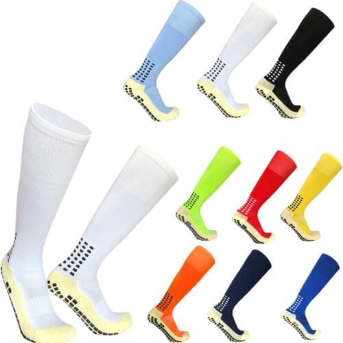 2021 New Anti-Slip Football Socks Men Rubber Block Towel Bodem Long Football Socks High Quality Men Women Rugby Sports Socks