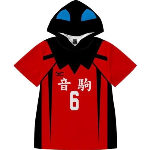 3 to 14 Years kids t shirt Haikyuu!! Clothing Boys Girls cat ears t-shirt hinata bokuto msby kenma kuroo tshirt Children Clothes