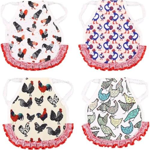 H55A Poultry Hen Saddle Apron Adjustable Pet Clothes Feather Protection Holder Care Accessories Hen Supplies