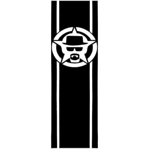 Personalized Decal Star Skull Fashion Car Sticker Motorcycle Car Decoration Accessories Customizable Colors, 20cm * 5cm