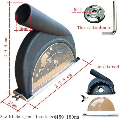 Durable Angle Grinder Dust Guard Dustproof Cutting Hood Dust Shroud Cover for 150 180 230 Hand Angle Grinder