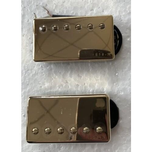 Set of Original S58 Humbucker Pickups Gold Color For Electric Guitars Made in Korean #P216