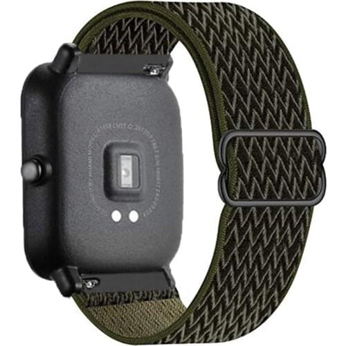 20mm 22mm Nylon loop band For Samsung Galaxy Watch 3 strap 45mm 41mm active 2 Gear S3 adjustable Bracelet Huawei watch GT2 46mm