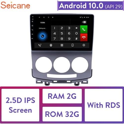 Seicane Car GPS Navigation Radio For 2005 2006 2007 2008 2009 2010 Old Mazda 5 Android 10.0 9 inch Head Unit support DVR 1080P