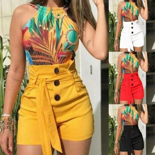 Shine.cecilia Women's High Waist Shorts