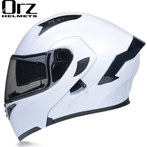 Motocross Modular Flip Up Racing Helmet Casco Helm Full Face Motorcycle Motorbike Helmet with Sun Visor for Women Man