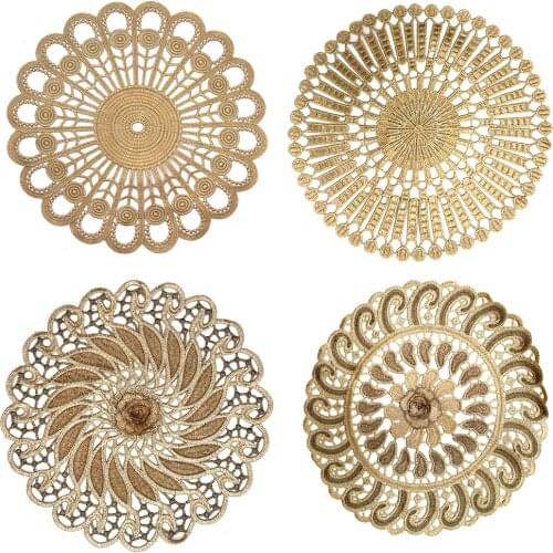 Vintage lace Water soluble embroidery place table mat cloth pad cup mug Napkin doily coaster wedding/New Year Christmas Coaster