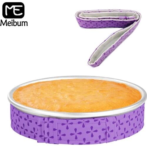Meibum 34.2inch Bake Even Strip Absorbent Thick Cotton Cake Pan Dampen Strips Belt Moist Level Baking Tools Insulation Materials