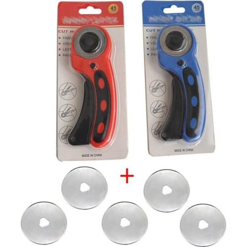 High quality 45 mm Rotary Cutter with more than 5 each paper to vinyl fabric OLFA cutting tools Circular Patchwork leather craft