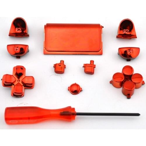 Xunbeifang Glossy For PS4 Wireless Controller Joysticks Dpad R1/L1/R2/L2 Buttons full buttons For Sony PS4 Dualshock 4