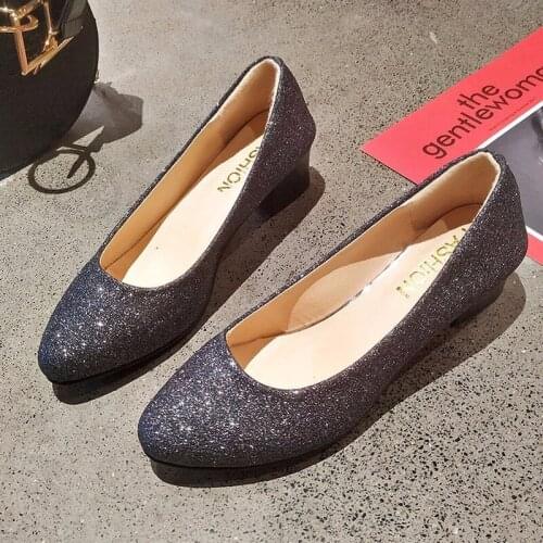 Womens Flat Casual Shoes Bling Shoes New Female Summer & Autumn Comfortable Breathable Cloth Shoes Sequined Cloth Shoes K3-58