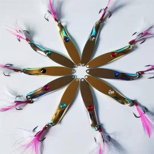 1PCS Fishing Metal VIB Sequins Lure 15g/6cm Triple Hook Hard Bait Artificial Spinner Trout Spoon Wobblers Jig Fishing Tackle