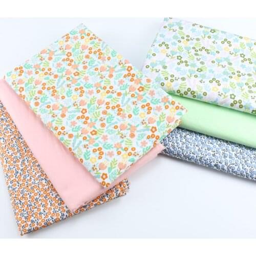 160x50cm Beautiful Pastoral Floral Cotton Fabric DIY Dress Home Decoration Photo Props Bedding Cloth