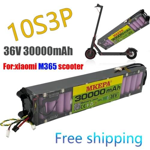 2021 New Original 36V 10500mAh battery For Xiaomi M365 M356 Pro Special battery pack 36V Li-ion battery 30000mAh Riding55km