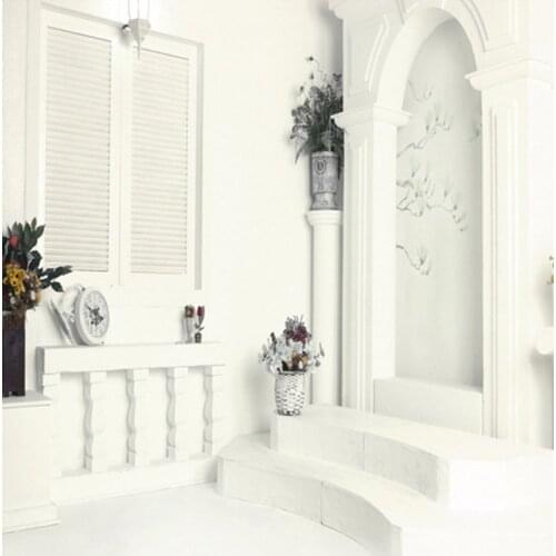 5x7ft Wooden Room Flowers Photography Backdrops Photo Props Studio Background