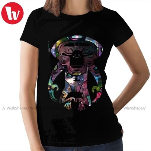 Gorillaz T-Shirt Space Monkeyz Celestial Graphic T Shirt Cotton Kawaii Women tshirt Summer Ladies Tee Shirt