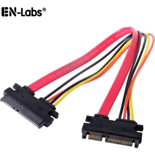 SATA 3 Extension Cable,SATA Data Power HDD Adapter Connector Gender Changer Cord,Hard Drive SATA III 6Gb/s Serial ATA PC Cable