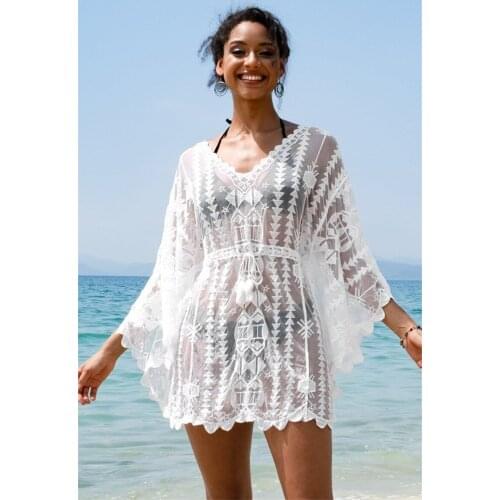 Maio Feminino Praia 2021 Bikini Pareo Swimwear Coverup Plus Size Cover Up Tunics Sarong Womens Summer Dresses Beach Sexy