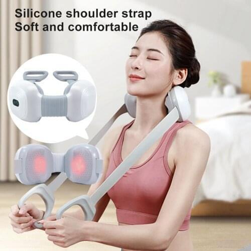 Electric Cervical Massager Neck and Shoulder Massager Hot Compress Pain Relief Tool Leg Neck protector Body Massager Health Care