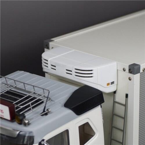 Simulation Refrigerator Air Conditioning Model for 1/14 Tamiya Scania Volvo Man RC Truck Tractor Trailer Container Accessories