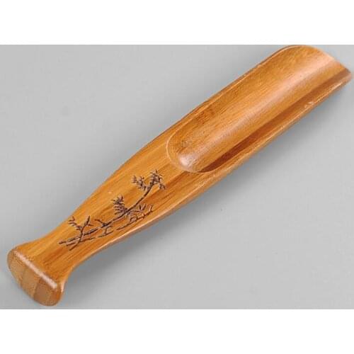Short handle bamboo small tea spoons Tea Accessories Crafts handmade of natural Crafts tea shovel LX4477