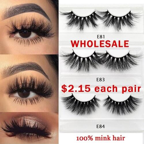 Wholesale no box Mastudo Eyelashes 3D Mink Lashes mink Dramatic Lashes 61 styles cruelty free mink lashes in buik