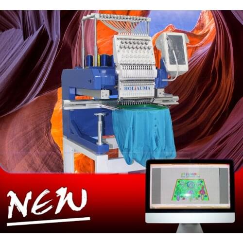 China 10 years service ! Better than janome embroidery machine single head embroidery sewing machine for cap t-shirt flat Emb