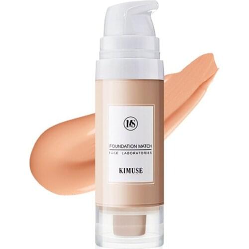 Oily Skin Savior Lightweight Concealer Liquid Foundation Waterproof Lasting Hold Makeup Clear Nude Make Up Whitening Cosmetics