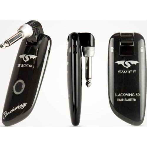 SWIFF WS-50 UHF Wireless Guitar Digital Audio Transmitter Receiver 50M Built-in Rechargeable Battery for electric guitar